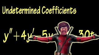Undetermined Coefficients, ex1, f(t) is a polynomial