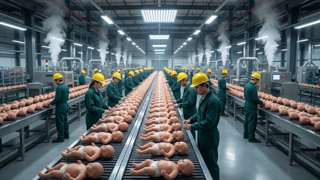 Inside China’s Realistic Baby Doll Factory: From Soft Silicone to Lifelike Reborn (Full Process)