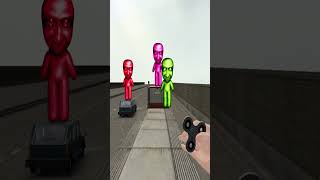 Colourful Ao Oni Turning On The Road shorts