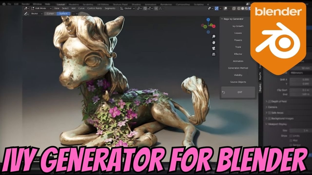 Baga Ivy Generator – Add ivy freely with drawing tools! - YouTube