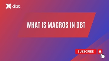 DBT Tutorial: Macros in DBT