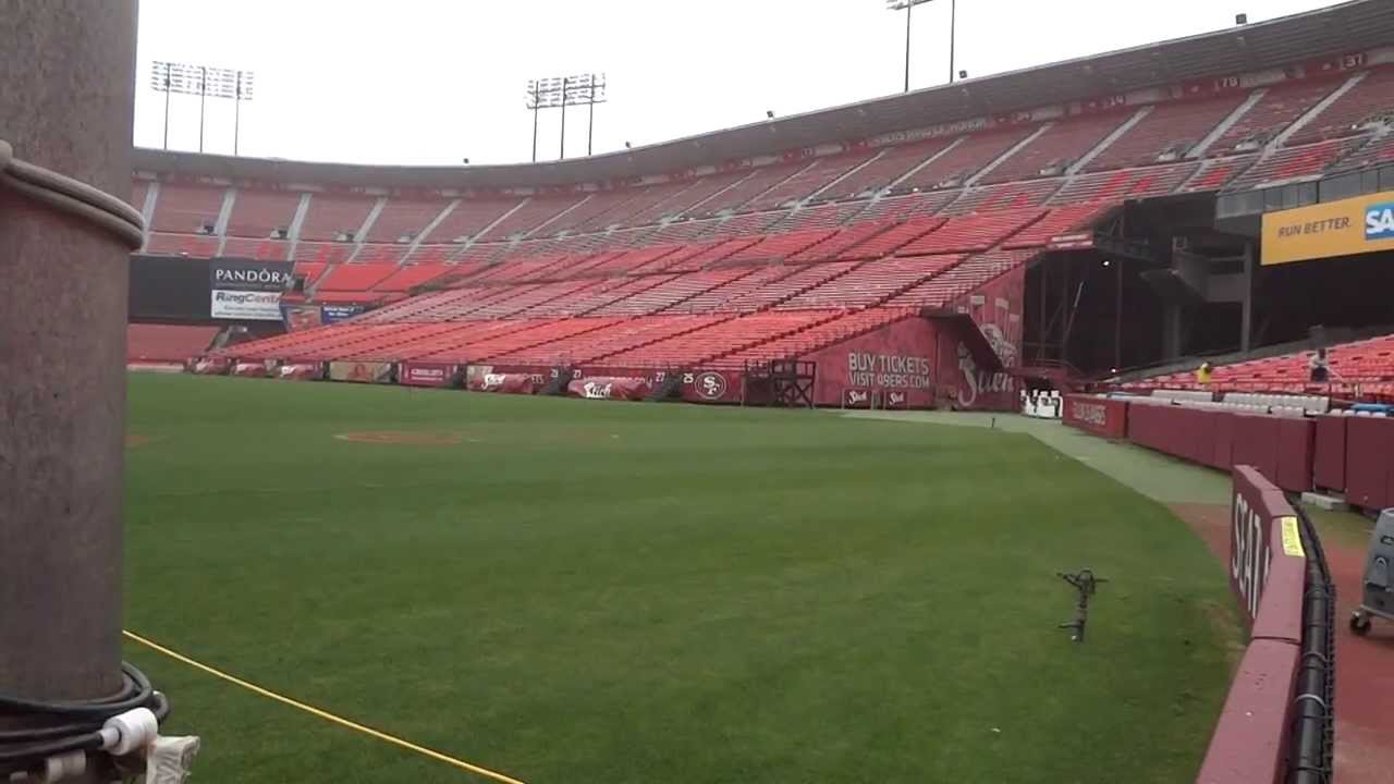 Entering Candlestick Park field (HD)