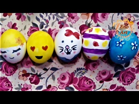 تلوين بيض شم النسيم بطريقه صحيحه و صحيه