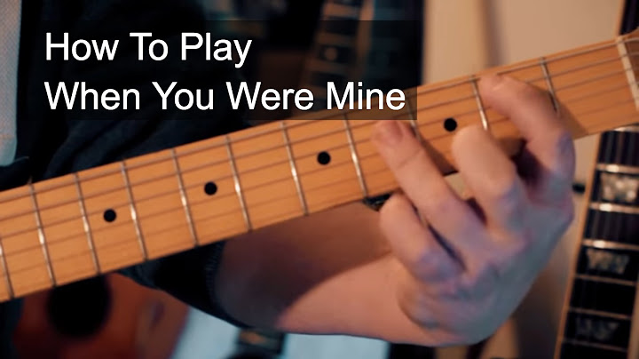 When You Were Mine Guitar version - Guitar performance video thumbnail