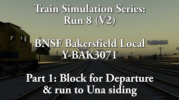 Run 8 BNSF Local Y-BAK3071 Part 1