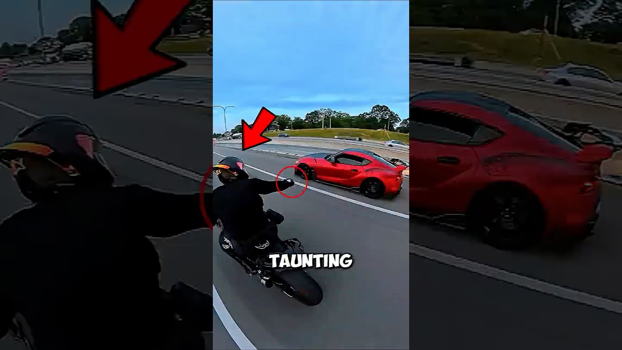 This Rider Challenged a Supercar 😱🔥