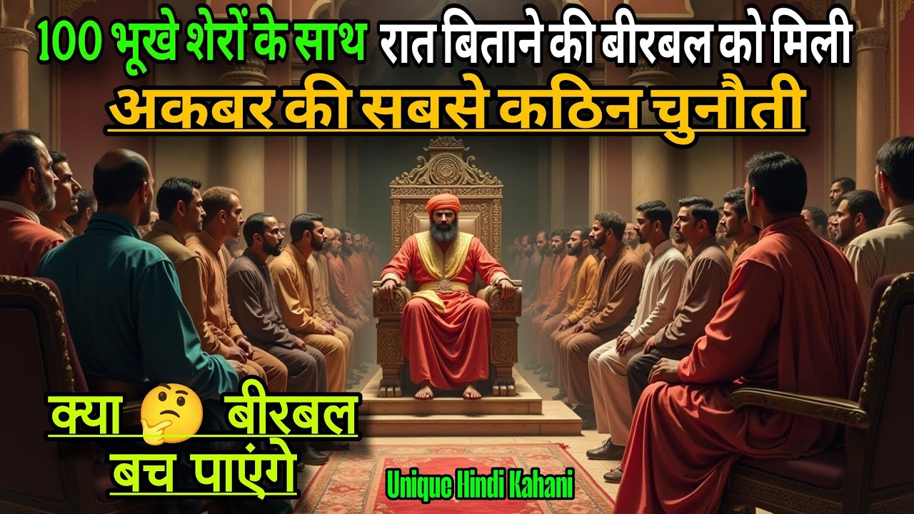 अकबर ने दी बीरबल को 100 भूखे सिरों के साथ रात बिताने की कठिन चुनौती | akbar birbal unique stories 