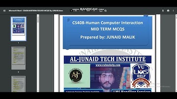 CS408 Midterm Latest Past Papers | CS408 Midterm Preparation | MOST REPEATED MCQS