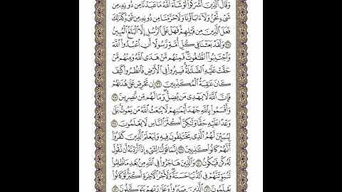 الوجه 271 من القرآن مكرر ١٠ مرات مع الآيات | سورة النحل | الشيخ خليفة الطنيجي