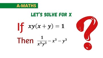 Math Olympiad | A Very Nice Algebra Problem | X=? 👇 solving a system of nonlinear equations |A-MATHS