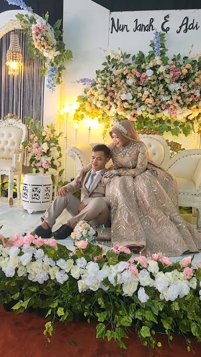 Duhai senangnya pengantin Baru Nurjanah dan Adi #pengantin #pengantinbaru
