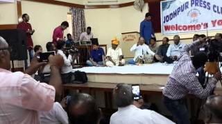 Jodhpur Herald I Jodhpur Press Club I Holi Sneh Milan I Colour Festival