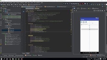 Android studio Text View Edit text & button xml file in hindi 2018
