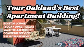 Oakland's Best Boutique Luxury Apartment Building: Modern Interiors, Concierge  + Rooftop Lounge!