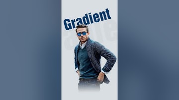 Adobe Photoshop 2025 Fading Gradient 💕Transparent effect in photoshop #shorts #photoshop #gradient