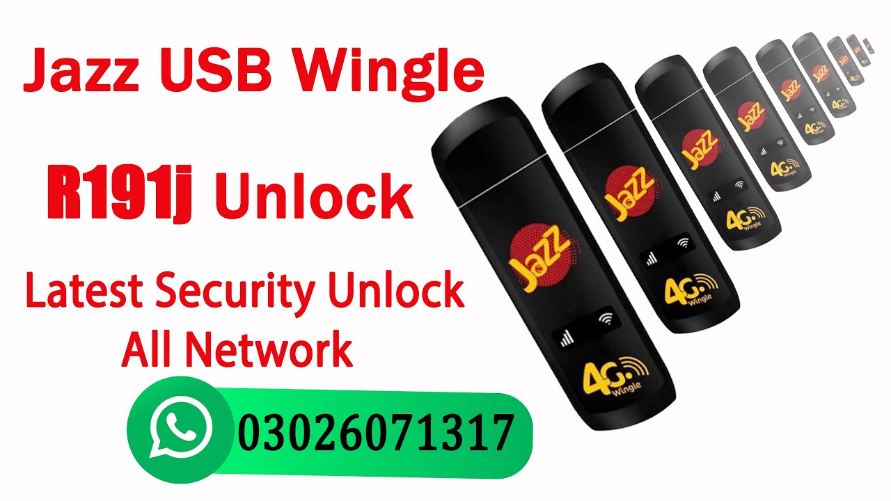 Jazz R191j All Network Unlock In 2025 best Solution Pakistan @jazzwingle 