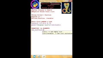 ✅ ± ʕ•́ᴥ•̀ʔ±#Python Program to Remove Negative Values From a List #shorts #coding #ai #python