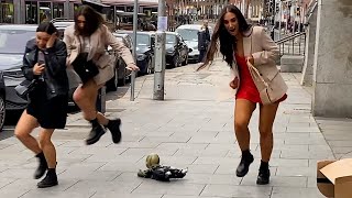 Crazy Reactions Zombie Kid Prank Made them Fly