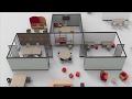 Knoll's Rockwell Unscripted office furniture can be reconfigured to meet a company's needs Knoll's Rockwell Unscripted office furniture can be reconfigured to meet a company's needs
