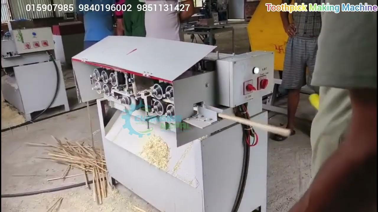 Toothpick Making Machine in Nepal toothpick toothpickmaking 