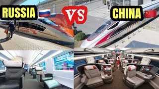 China 🇨🇳 Vs Russia - Russia High-Speed Train Vs China High-Speed Train
