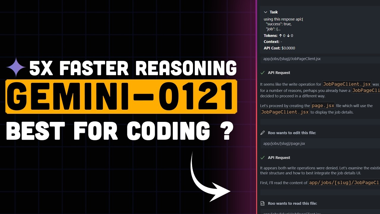 Google's New Gemini 0121: Smarter Than DeepSeek R1?  (Reasoning & Coding Test!)