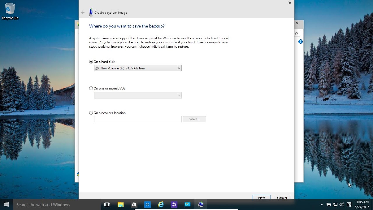 Windows system image. Backup windows 10. фото копия полного экрана. restore the image.