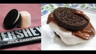 ASMR (Whispering) Making S'MOREOS - Oreo S'mores Tutorial!