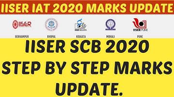 IISER IAT 2020 MARKS UPDATE PROCESS || HOW TO UPLOAD IISER IAT 2020 MARKSHEET IN HINDI ||