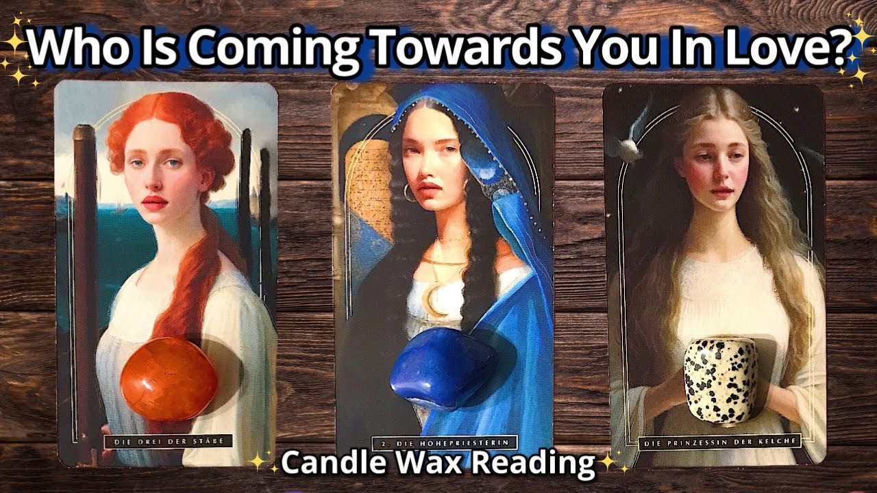 CANDLE WAX READING🕯💕WHO IS COMING TOWARDS YOU IN LOVE?🔥💖WHAT'S NEXT?💕#pickacard Tarot Reading