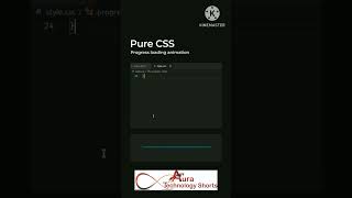 CSS Progress Bar Tutorial #shorts #viralshorts #trendingreels #processingbar #animatedloader