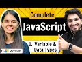 JavaScript Full Course for Beginners ❤️ | Variables & Data Types Explained