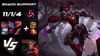 SUPPORT Shaco vs Swain - EU Grandmaster Patch 26.10