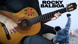 『Rocky Balboa』(medley themes songs) meet flamenco gipsy guitar【fingerstyle movie tab ost cover】