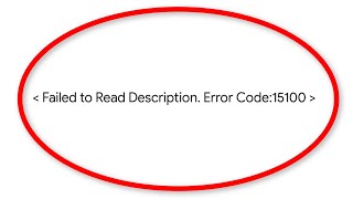 How To Fix Cdpusersvc Failed To Read Description (Error Code 15100) - Windows 10/8/7