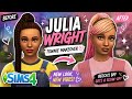 I Gave Julia Wright The BEST Makeover (Sims 4: Townie Makeovers)