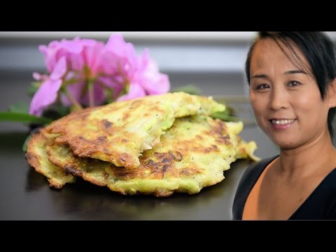 Courgette Pancakes Chinese Style
