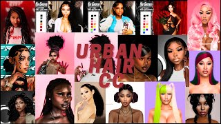 URBAN HAIR | ALPHA HAIR CC SHOPPING || SIMS 4