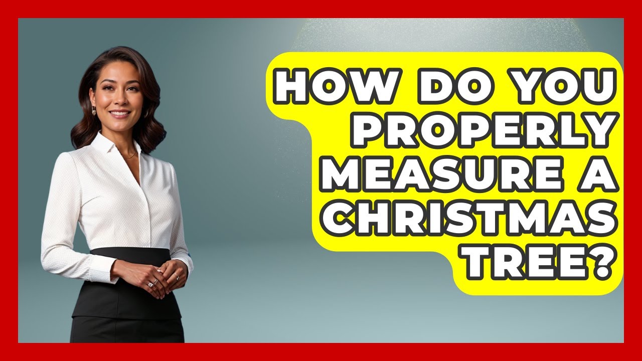 How Do You Properly Measure A Christmas Tree? - The Midwest Guru