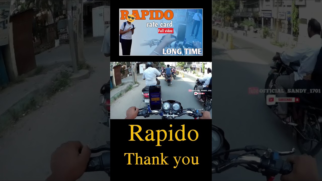 thank you rapido 