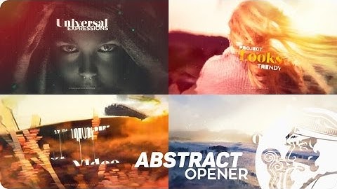 After Effects Template: Abstract Opener