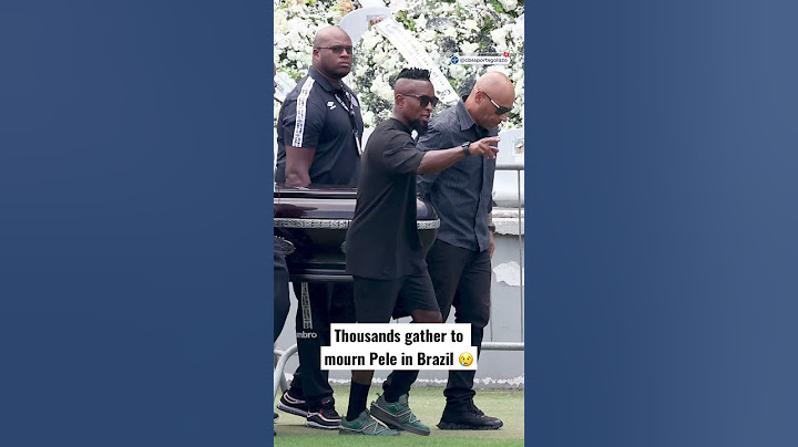 Pelé’s two day funeral is taking place at Santos’ Estadio Urbano Caldeira 🇧🇷