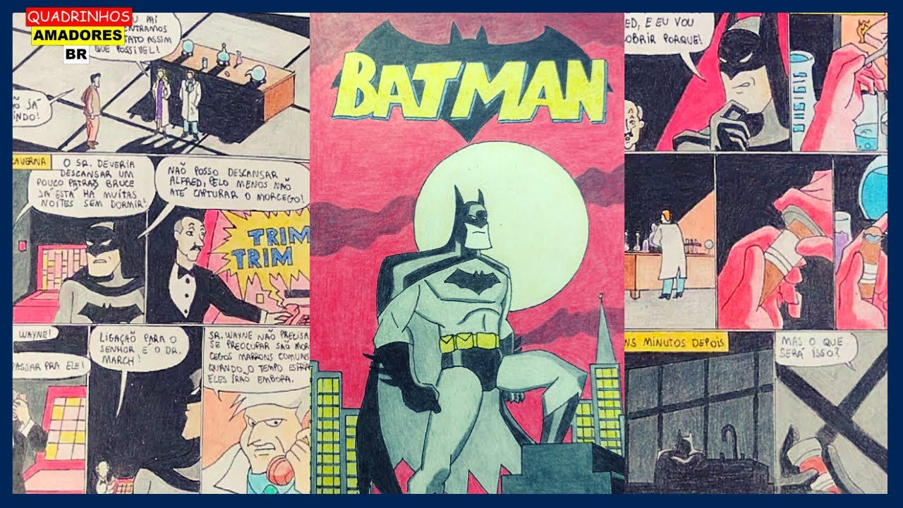Batman e o ataque do morcego humano/ parte 1 - HQ amadora