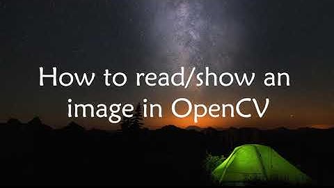 How to read or show an image using opencv in Bangla