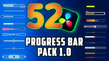 Progress bar pack 1.0 for Davinci Resolve | Loading bar pack for Davinci Resolve