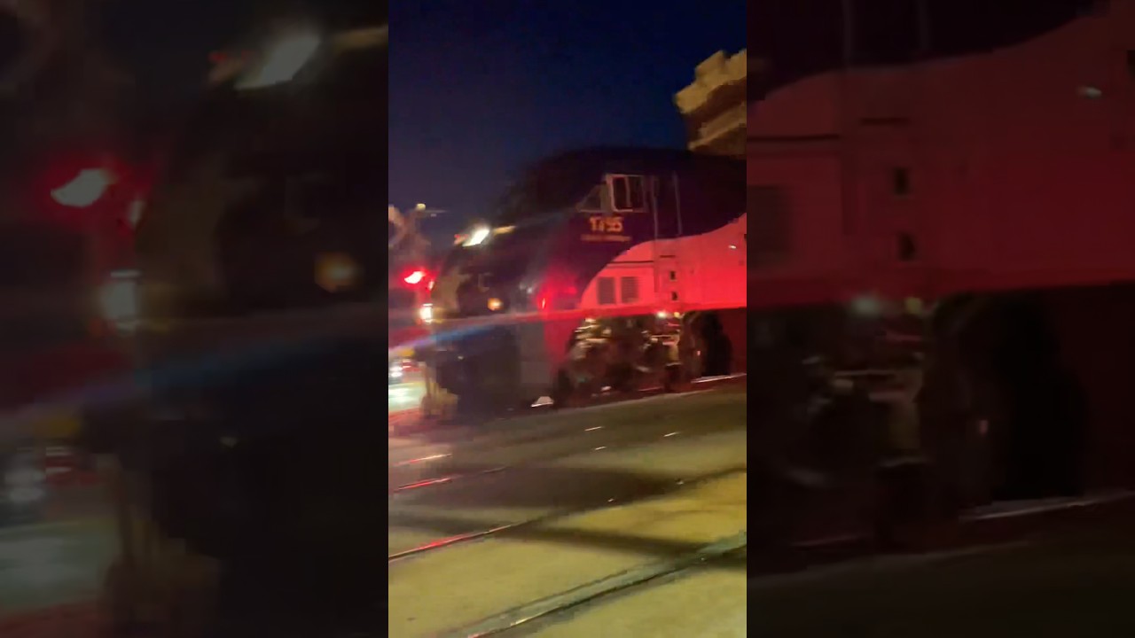 HORN SHOW! Amtrak Piedmont Train 78 from Charlotte via Elm St