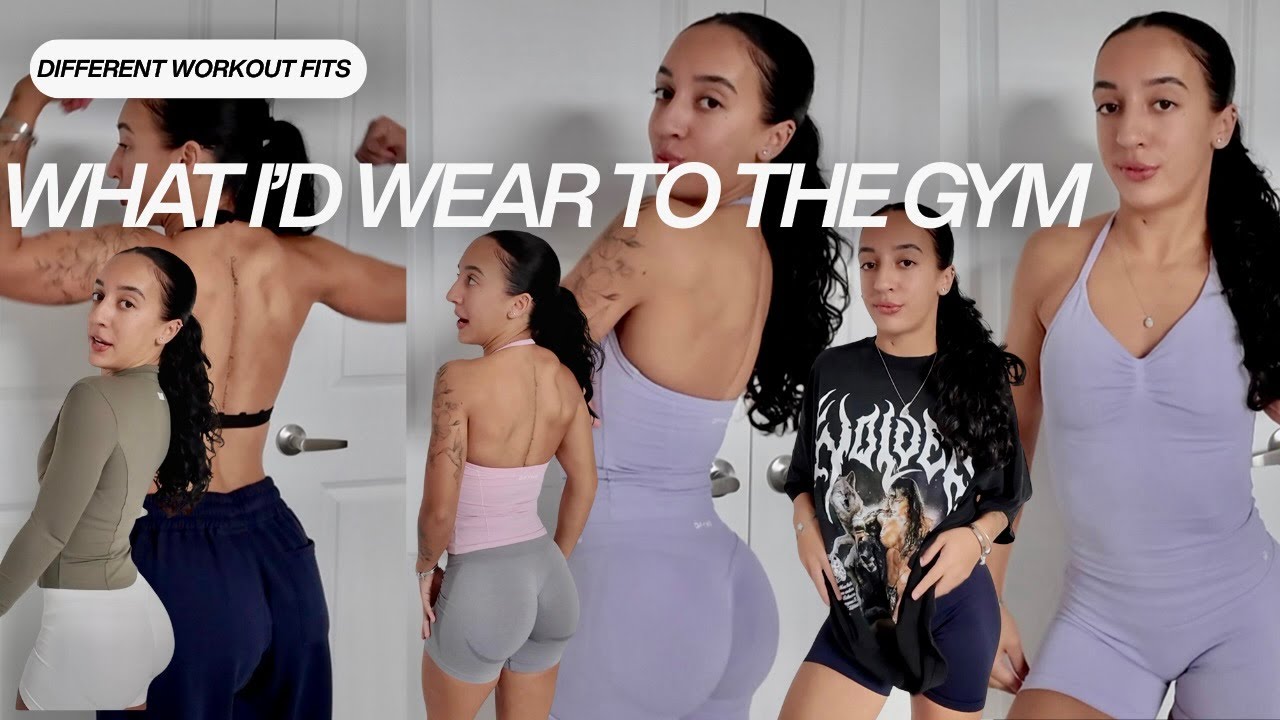 What I'd Wear To The Gym ~ Different Workout Outfits of The Week