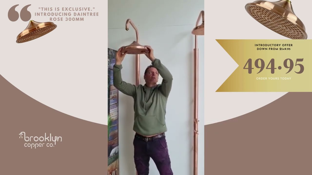 Brooklyn Copper Co. Daintree Rose 300