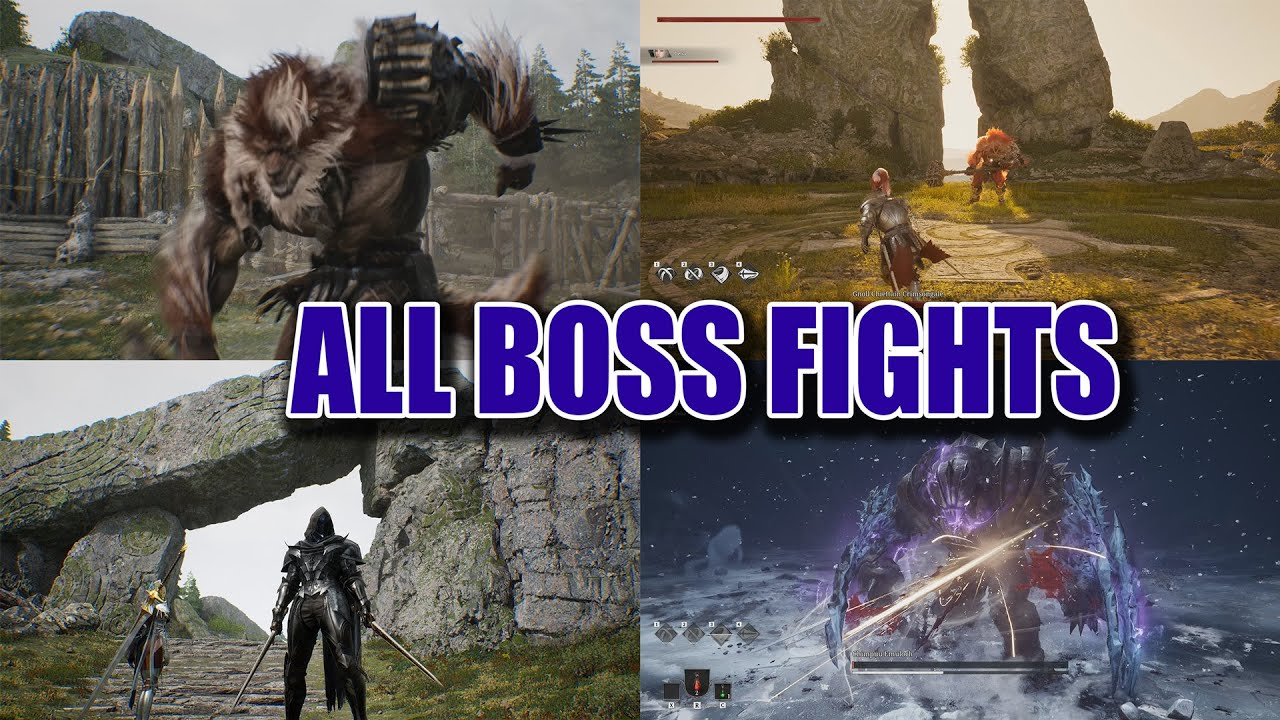 Vindictus: Defying Fate - All Bosses / All Boss Fights (4K)