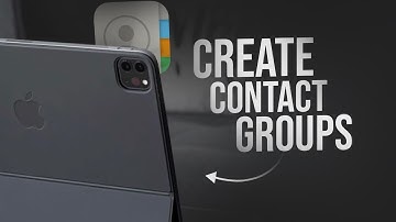 How to Create iPad Contacts Group (tutorial)